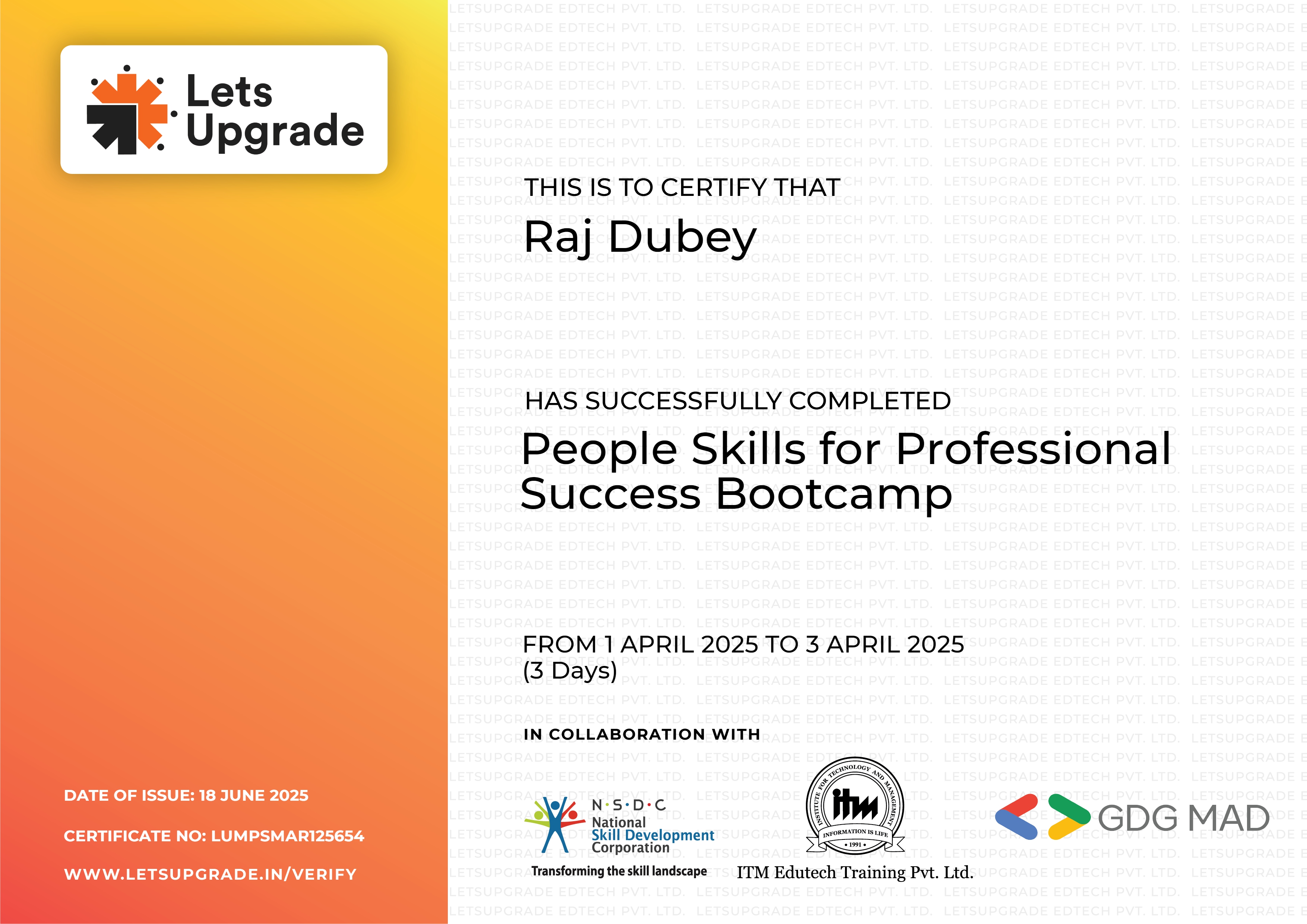 People Skills For Professional Success Bootcamp